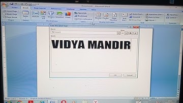 Practical Ms Word (Word art)