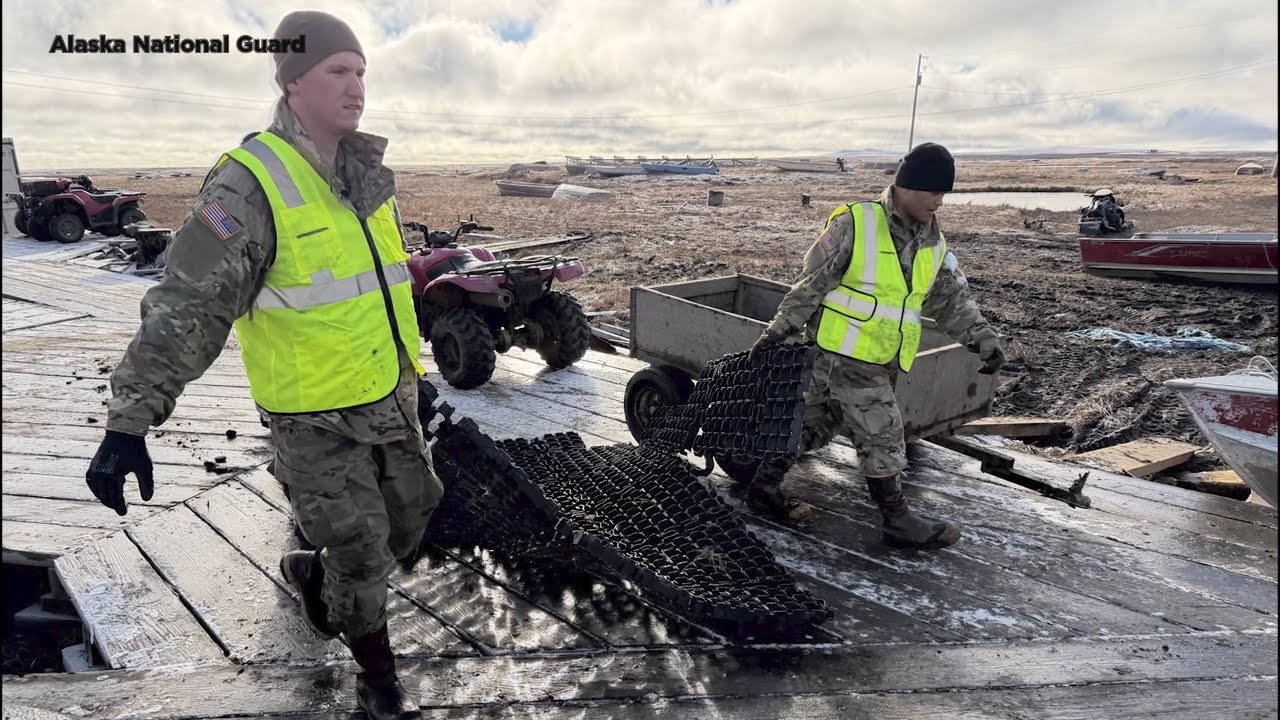 Western Alaska storm survivors move into new homes - YouTube