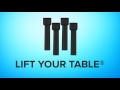 NO BACK PAIN in the WAREHOUSE! Raise your table height without tools! NO BACK PAIN in the WAREHOUSE! Raise your table height without tools!