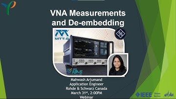 VNA Measurements and De-embedding for High Speed and RF Applications Webinar