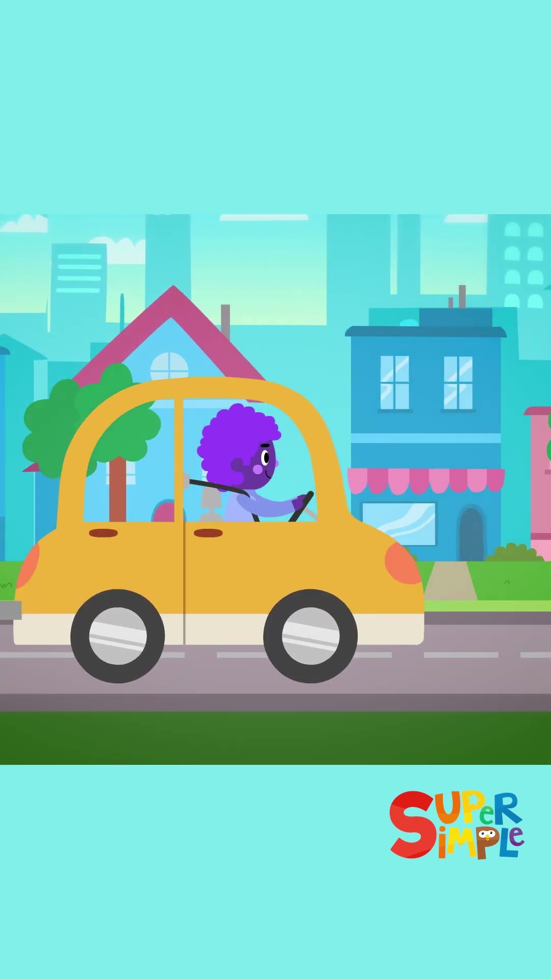 Driving In My Car ? #supersimplesongs #supersimple #kidssong