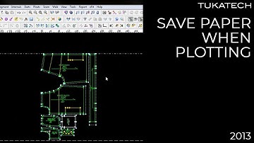 Save Paper When Plotting | CAD Pattern Making Tutorial | TUKAtip - TUKAdesign (2013)