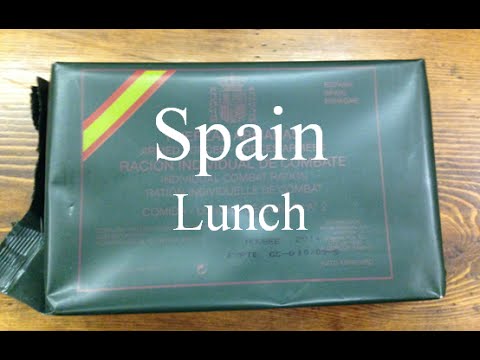 Comida Militar Española Mre Ración Individual De Combate Fuerzas Armadas  España suministros militares genuinos (Racion A3) : : Deportes y  aire libre