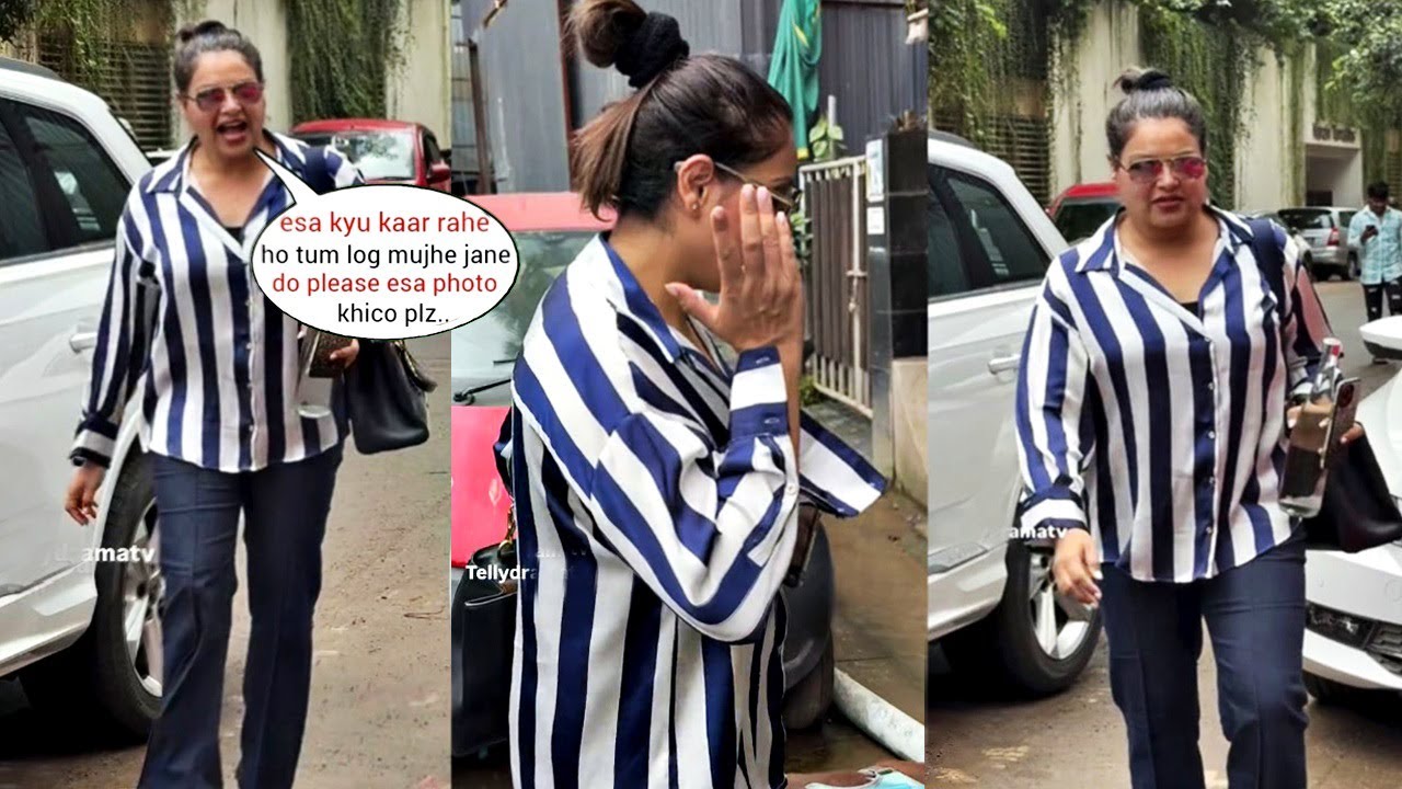Bipasha Basu's shock!ng Angry Reaction at Paps clicking her Pic as she  spotted outside her Gym!