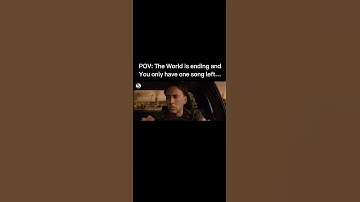 POV: The world is ending and you only have one song left… (Emotional🥺)