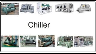 Chilled Water System Basics in Hindi II Air Cooled Chiller II Water cooled chiller
