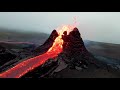 Volkan patlamas dron grntleri