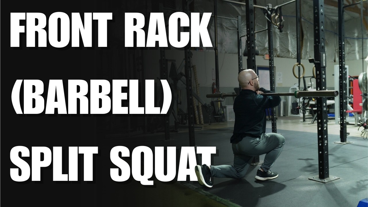 Front Rack (Barbell) Split Squat - THIRSTgym.com - YouTube
