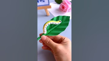 Moving Caterpillar making from tissue paper