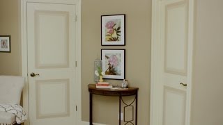 How to Paint Faux Door Panels