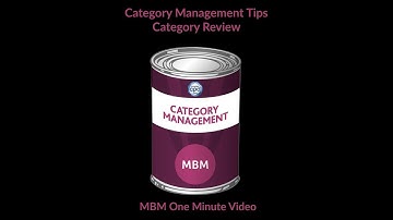 Category Management Tips | Category Review | MBM