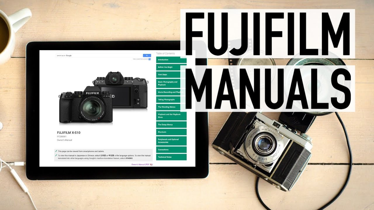 Fujifilm Camera Manuals - YouTube