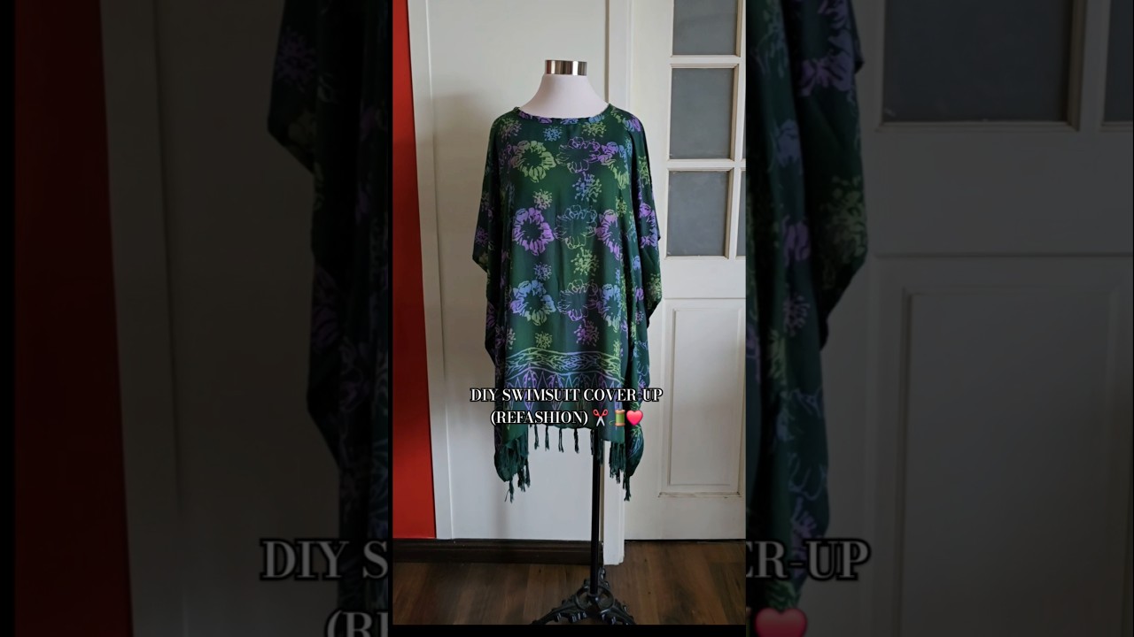 DIY Swimsuit Cover-Up (Refashion) ✂️🧵❤️  