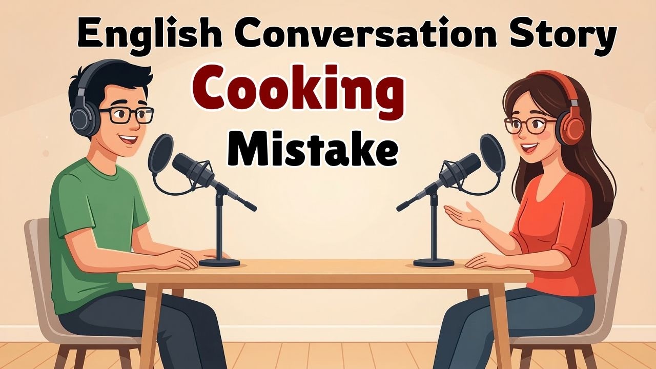Real Life English Conversation | Cooking at Home | Easy Podcast for ...