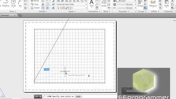 AutoCAD 2014 Tutorial: Line command (polar, absolute and relative coordinates)