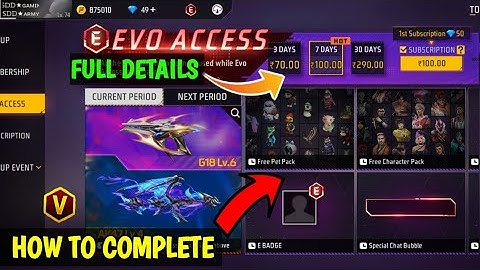 E Batch Evo Access Event Tamil | New Evo Access Event Tamil | How to Complete Evo Access Event Tamil