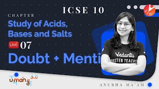 Study of Acids, Bases and Salts L-7 (????? + ????? ????) ICSE 10 Chemistry Chapter 3 | Umang Vedantu