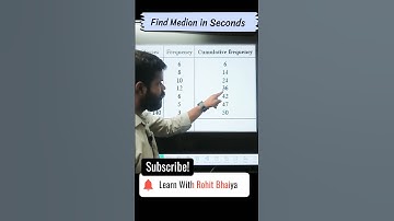 Find Median In seconds 🔥| Trick to Find median | Board Exam 10th | Maths Trick |