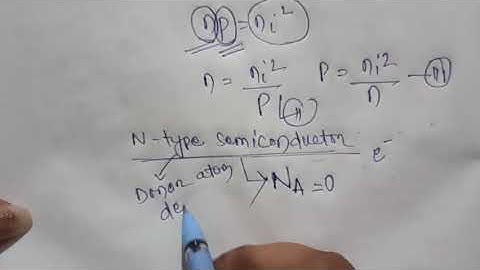 ELECTRON AND HOLE DENSITIES IN EXTRINSIC SEMICONDUCTORS||CORE 7
