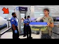 Sneaking pet fish through Airport Security...