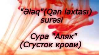 Сура "Аль-Аляк"