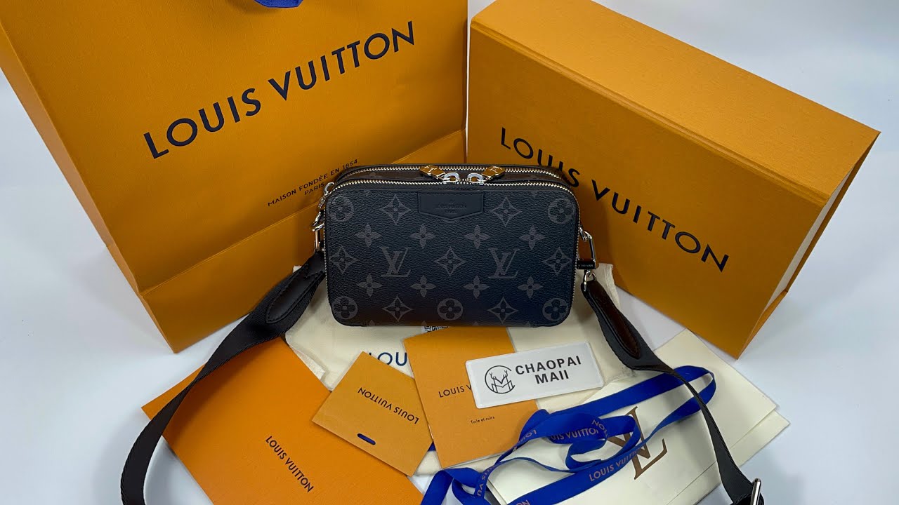 LOUIS VUITTON ALPHA WEARABLE WALLET UNBOXING REVIEW 