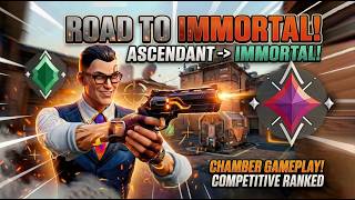 Road to Immortal ⚡ Ascendant Competitive Live | VALORANT Ranked