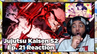 THIS IS THE MOST INSANE EPISODE OF THE SEASON!!! | Jujutsu Kaisen Season 2 Episode 21 Reaction