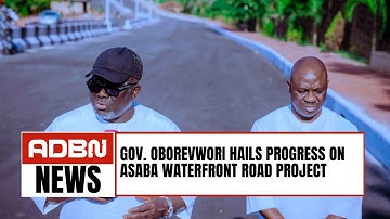 Gov  Oborevwori Hails Progress on Asaba Waterfront Road Project