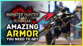 Monster Hunter Rise Sunbreak - This Hidden Armor Set is AMAZING for Gunlance & Charge Blade