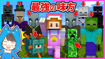 マイクラ全部のモブがペットにできる