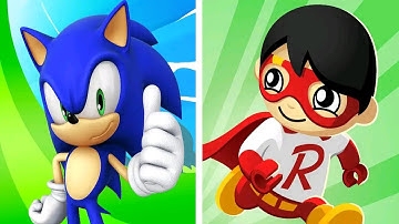 Sonic Dash Vs Tag with Ryan - Best iOS Android Games