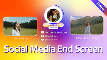 FREE Filmora YouTube End Screen Templates 2022 | Filmora Templates