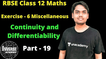 RBSE Class 12 Maths Chapter 6 miscellaneous _  Part -19 RBSE class 12 maths Ex - 6 12th maths rbse