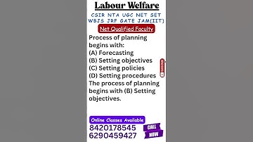 UGC NET Labour Welfare I Industrial Relation I Personnel Management I Net Qualified Faculty #shorts