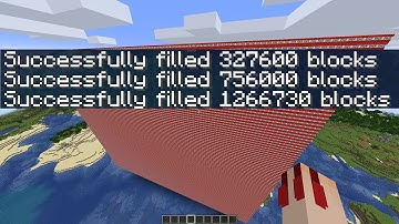 23w03a WITH THIS NEW VANILLA SNAPSHOT YOU CAN FILL 10million+ blocks (minecraft crashed)