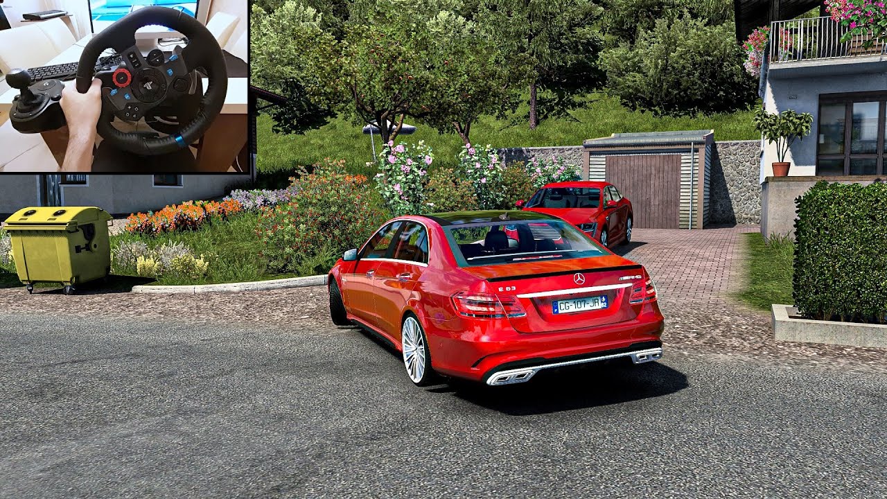 Mercedes E63 AMG | Euro Truck Simulator 2 | Logitech G29 Gameplay