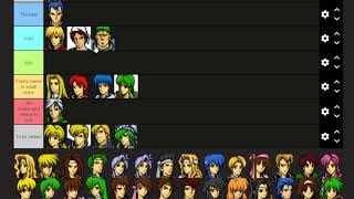 Rambling my way through a Fire Emblem Genealogy of the Holy War pairings tier list