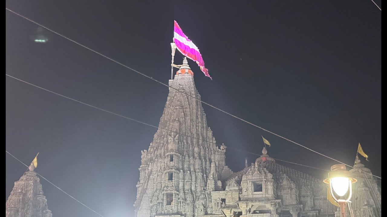 દ્વારકાધીશ મંદિરના લાઈવ દર્શન 😍❤️