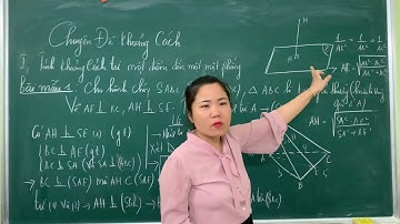 Khoảng cách từ một điểm đến một mặt phẳng -toán 11-cô Nguyễn Phương Thu