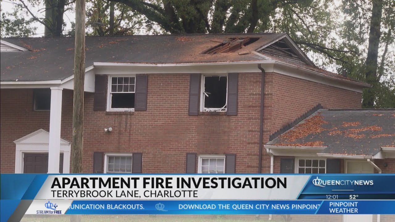 One person seriously hurt in Charlotte apartment fire - YouTube