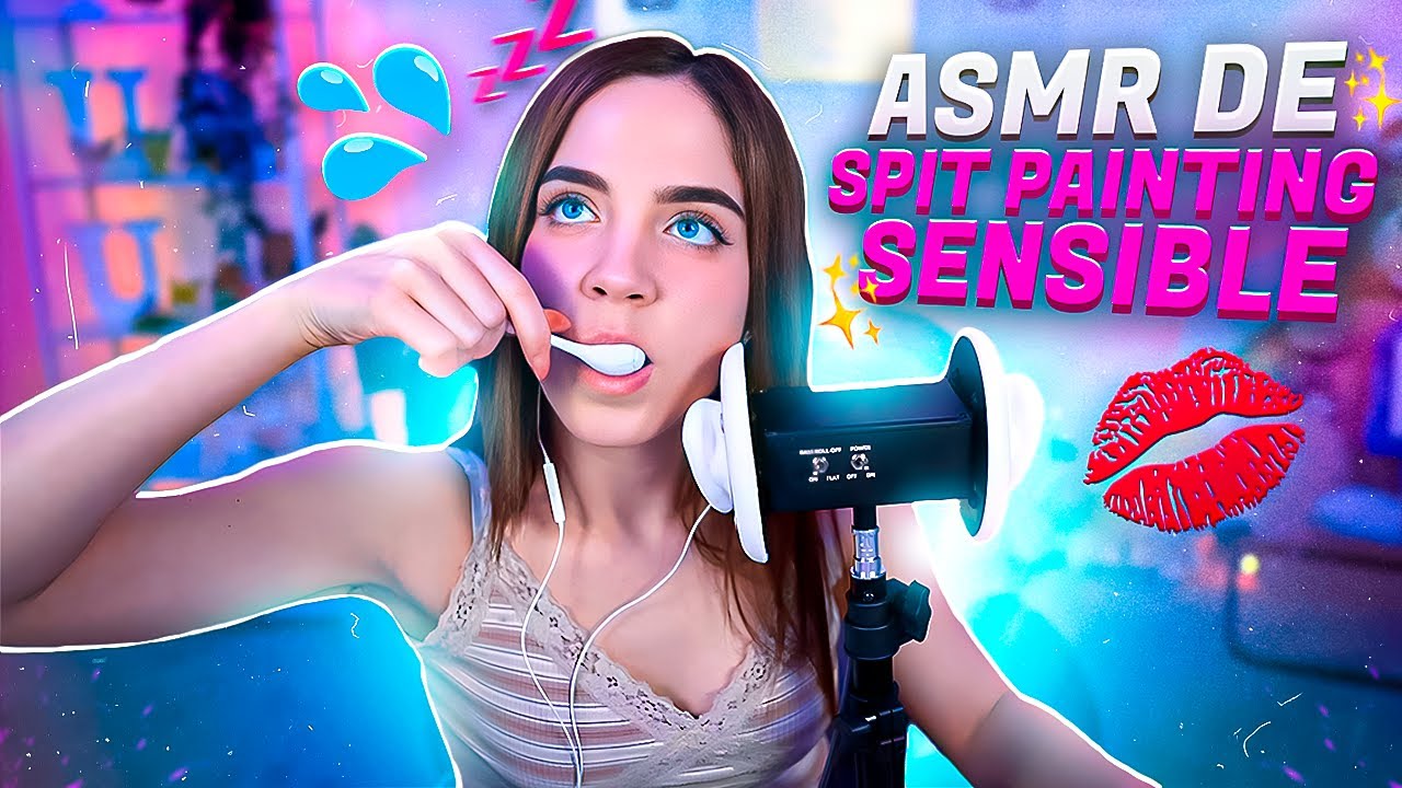 ASMR DE SPIT PAINTING SENSIBLE 👄 | Staryuuki