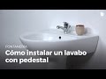 Cómo instalar un lavabo con pedestal | Bricolaje DIY