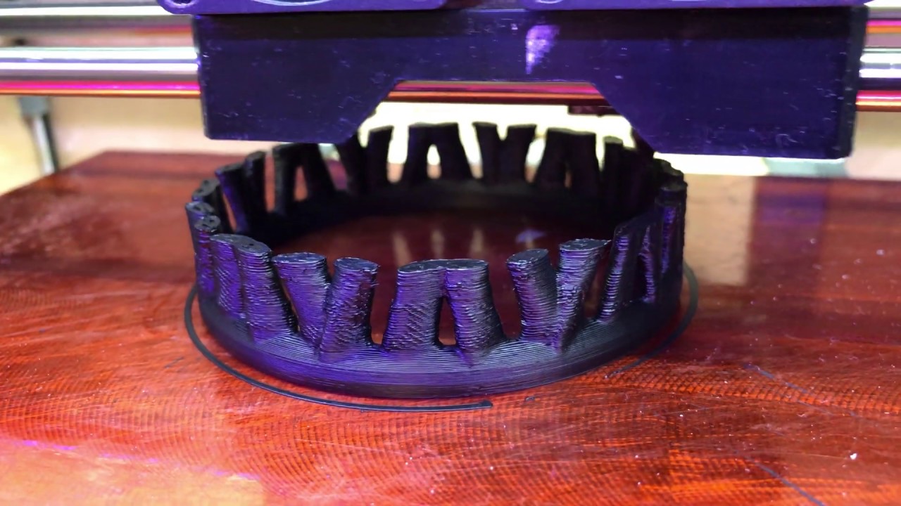 3D printing ETPU 95-250 Carbon Black filament on Makerbot Replicator 1 Bondtech extruder upgrade