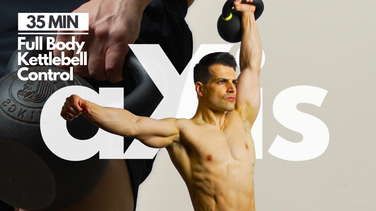 35 Minute Kettlebell Workout | Strength, Core & Controlled Combos | No Repeat Follow Along