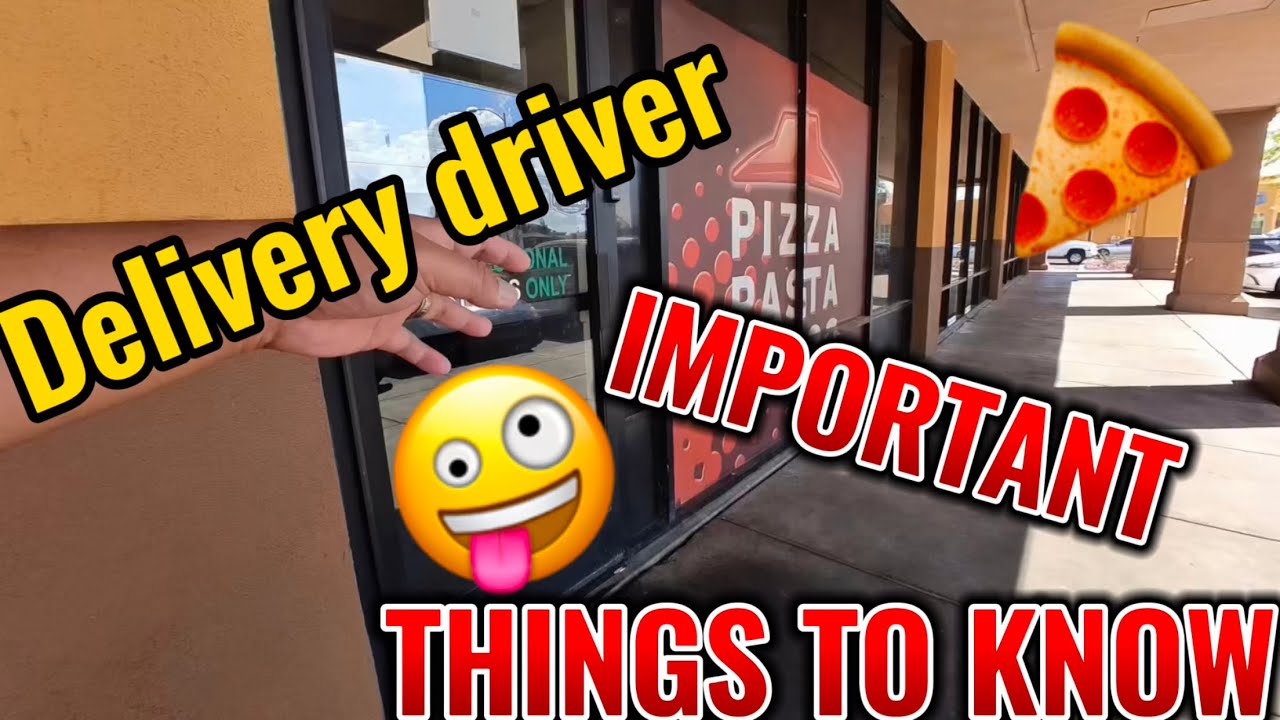Pizza delivery- self training video 🤪
