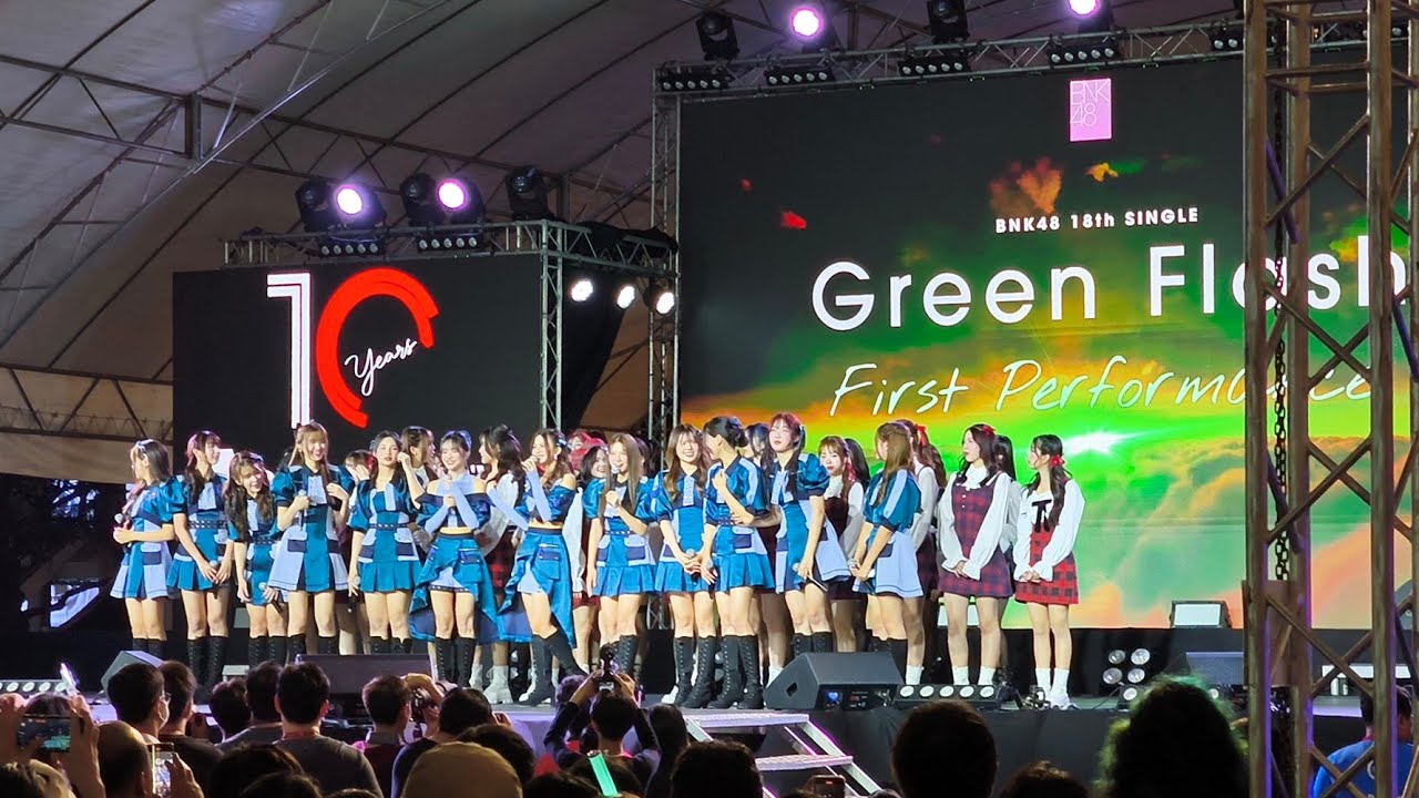 20250209 - BNK48 - 18th Single - Green Flash (First Performance) 4K, Japan Expo Thailand 2025