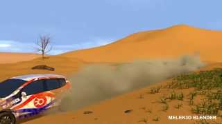 Blender : Animasi Mobil "RALLY" screenshot 4