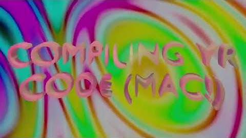 Compiling C++ from a Mac Terminal