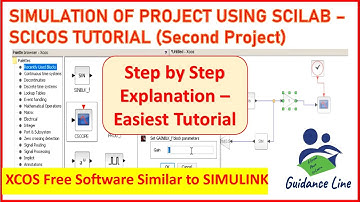 SIMULATION OF PROJECT USING SCILAB – SCICOS (FREE SOFTWARE) TUTORIAL